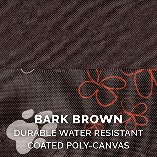 Furhaven Water-Resistant Orthopedic Dog Bed For Small Dogs W/ Removable Washable Cover, For Dogs Up To 20 Lbs - Indoor/Outdoor Garden Print Mattress - Bark Brown, Small #TOP6