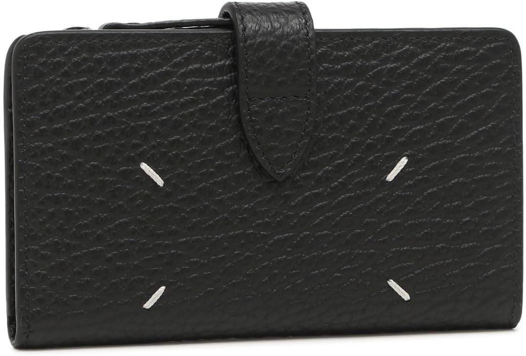 メゾンマルジェラ]カードケース 4ステッチ コインケース ブラック