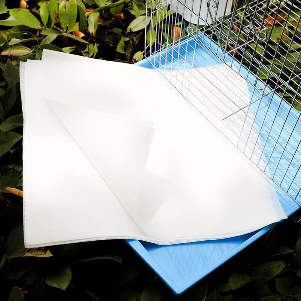 100 Stück Vogelkäfig Einlagen Verdickte Papierunterlage Für Vogelkäfige, Einstreu, Käfigpapier, Vogelkäfigzubehör, Einweg Käfigeinlagen, Vogelpapiereinlagen