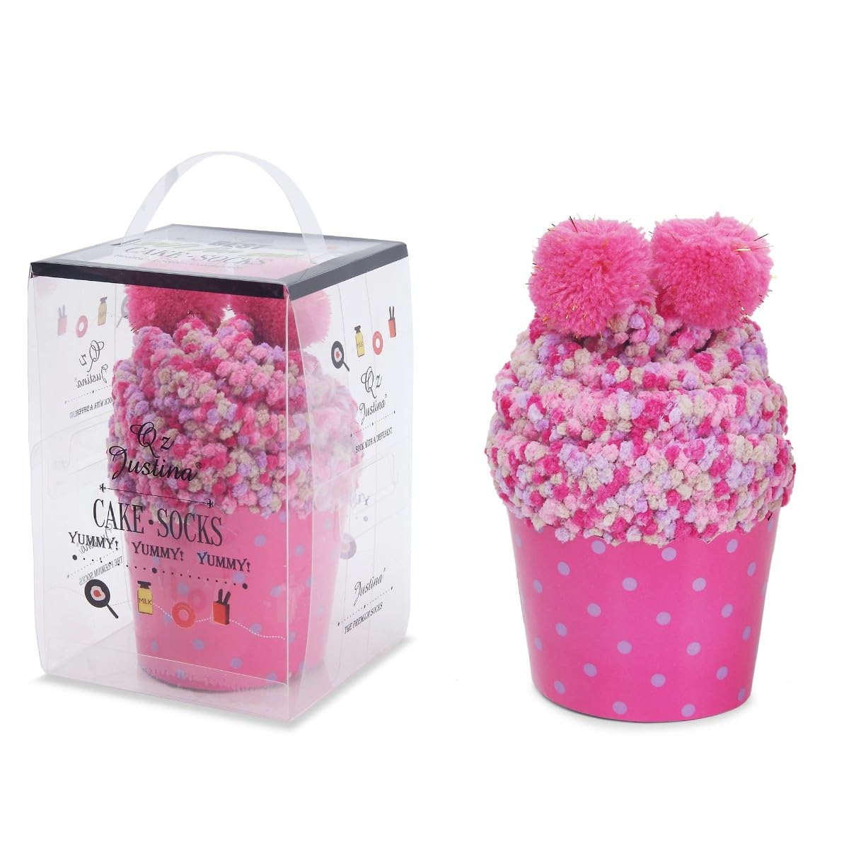 JARSEEN 2/3 Confezione Regalo Calzini Natale Calze San Valentino Caldi Donna Super Morbidi Calzettoni DIY