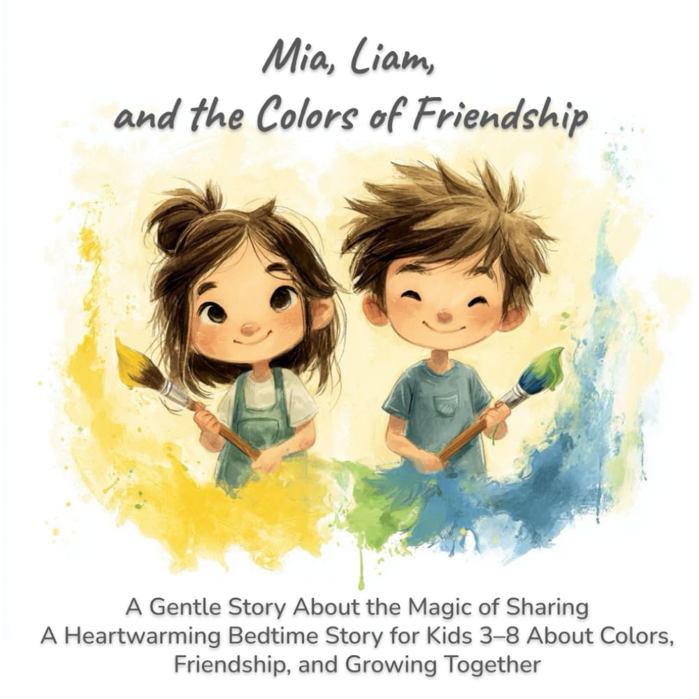 Mia, Liam, and the Colors of Friendship: A Gentle Story About the Magic of Sharing A Heartwarming Bedtime Story for Kids 3–8 About Colors, Friendship, and Growing Together
