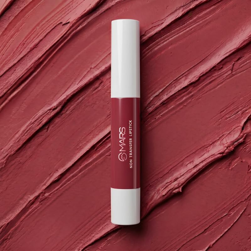 Image of MARS Matte Super Stay Lipstick | Up to 12 Hours Long Lasting | Smudge Proof and Waterproof Lipstick for Women (2.6 gm) (20-REGAL) (Pack of 2)