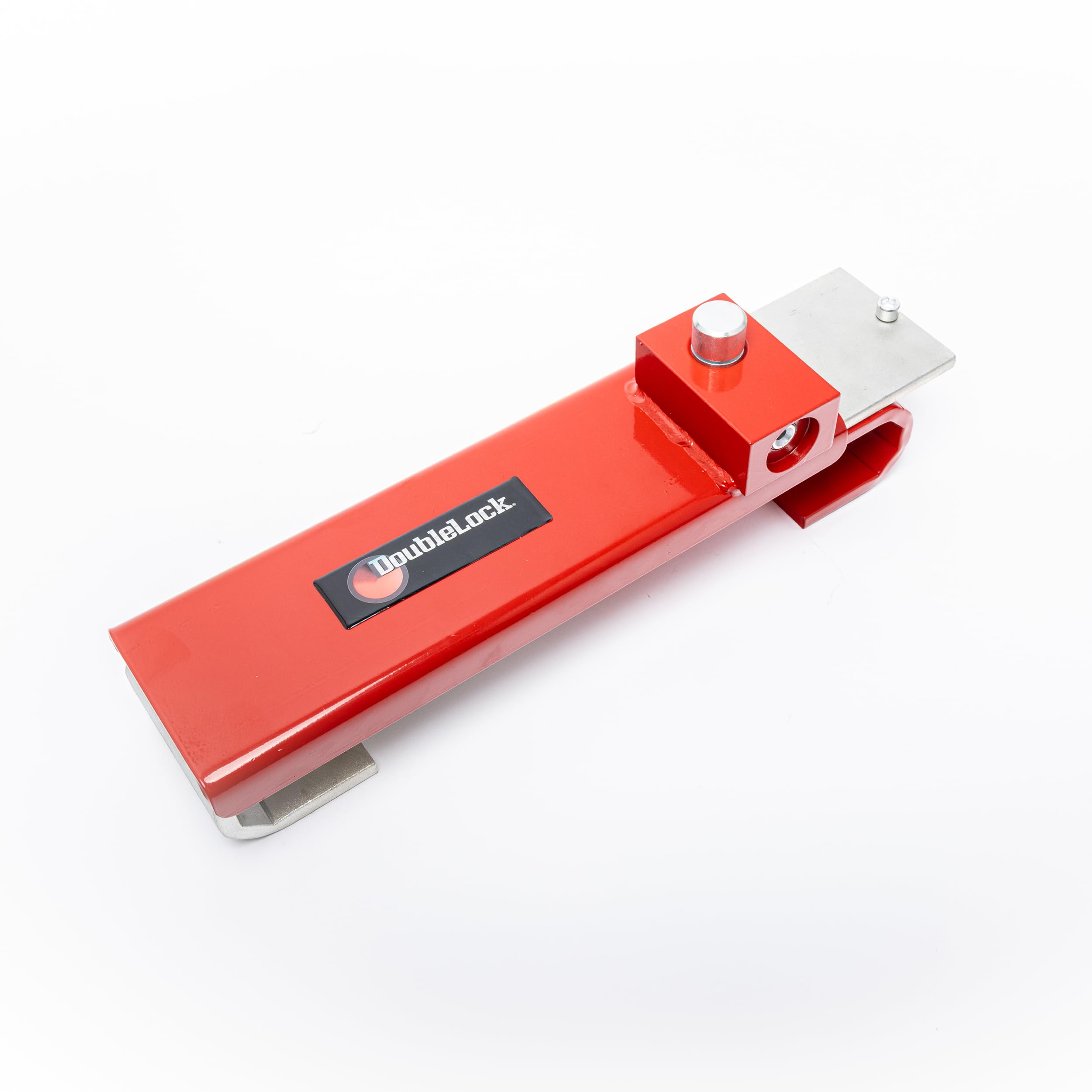 DoubleLock - Cerradura de contenedor - HEAVY RED SCM - Cerradura de seguridad para equipos de transporte - Cierre resistente - Bloqueado en cinco segundos - Rojo - Aprobado por SCM