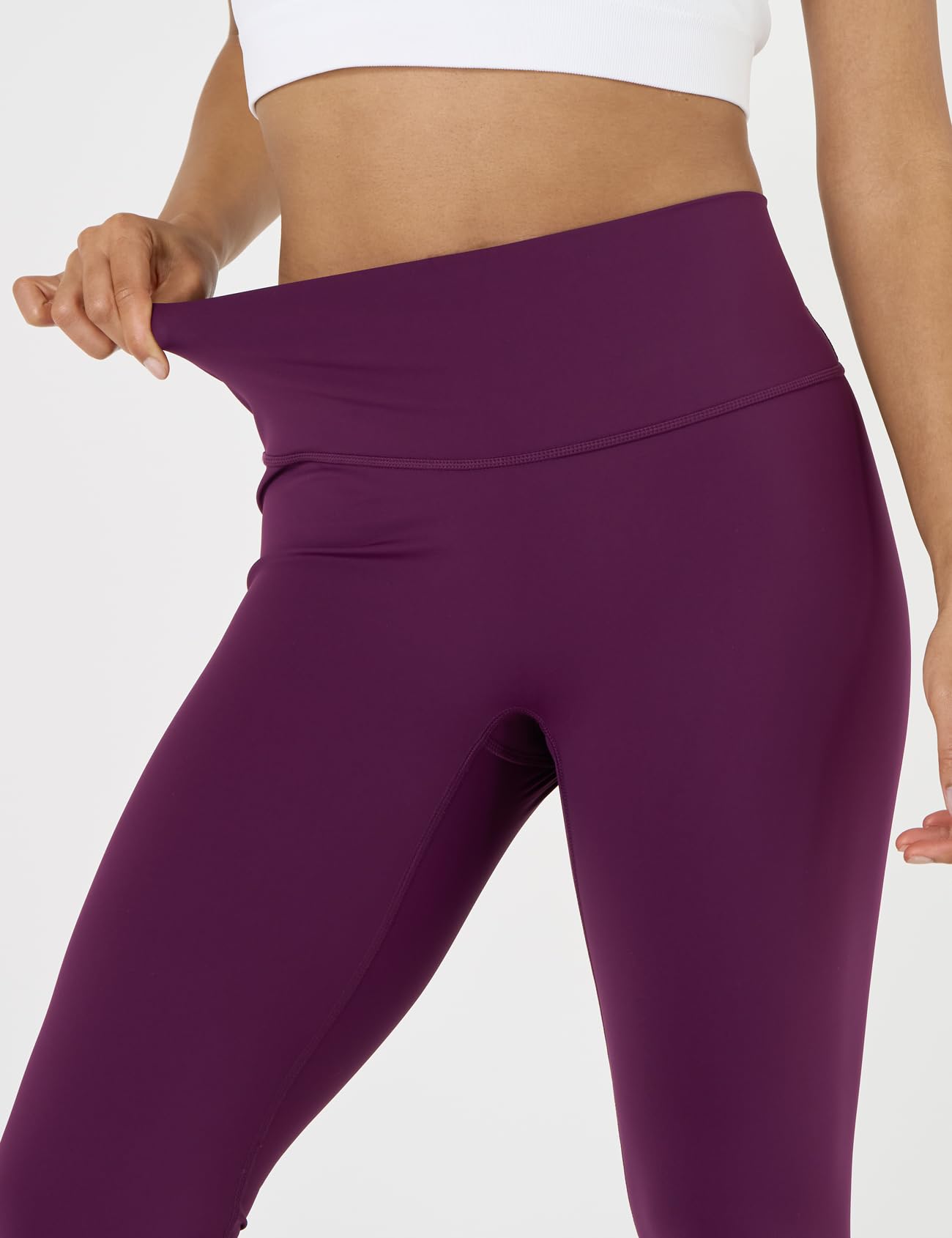 LAPASA Leggings Sportivi Yoga Donna L0A1/B1 - Pantaloni Lunghi Estivi Elasticizzati Tasche Laterali Opachi Vita Alta Push Up Contenitivi Aderenti Modellanti Snellenti Palestra Fitness Running Zumba