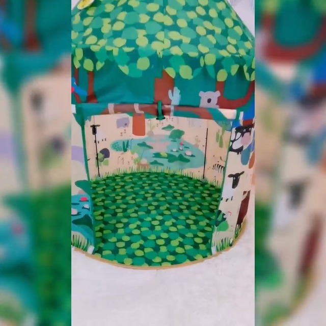 MAIKEHIGH Tenda Da Gioco Bambini 3 In 1 Pop Up Piscina Palline Con - Foto 7