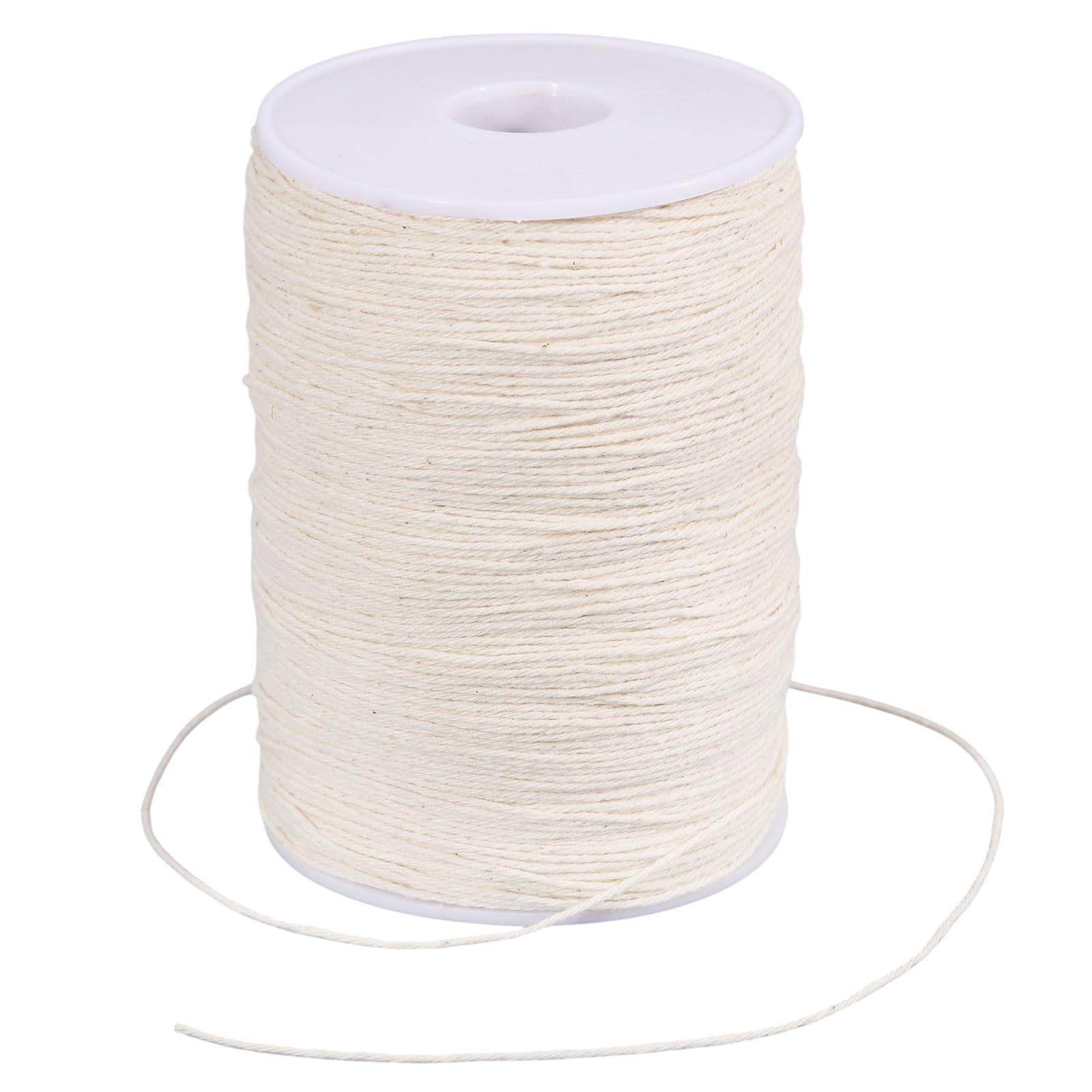 FREEBLOSS Sashiko - Hilo de bordar (400% algodón, 100 m, 4 hebras, color blanco para costura a mano para trabajos de aguja