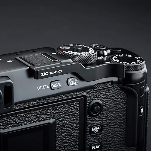 Vista 7 de JJC Agarre de pulgar de metal de lujo para Fujifilm Fuji X-Pro3 X-Pro2 X-Pro1 Xpro3 Xpro2 Xpro2 Xpro1 cámara digital sin espejo soporte pulgar