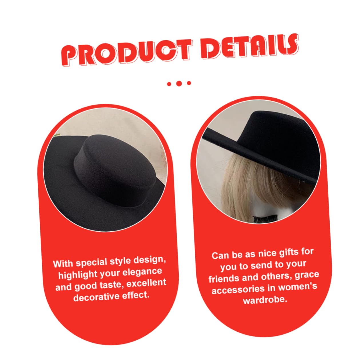 Veemoon Sombreros De Copa Para Mujer Pequeños Accesorios Cabello De Cosplay Para Fiestas De Disfraz