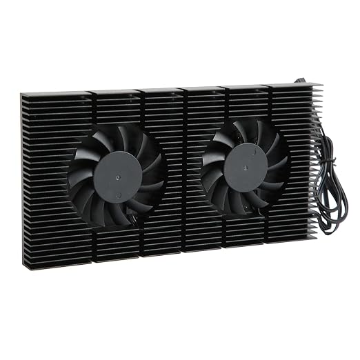 Radiador GPU de aleación de aluminio con ventilador 4 pines miniatura 9