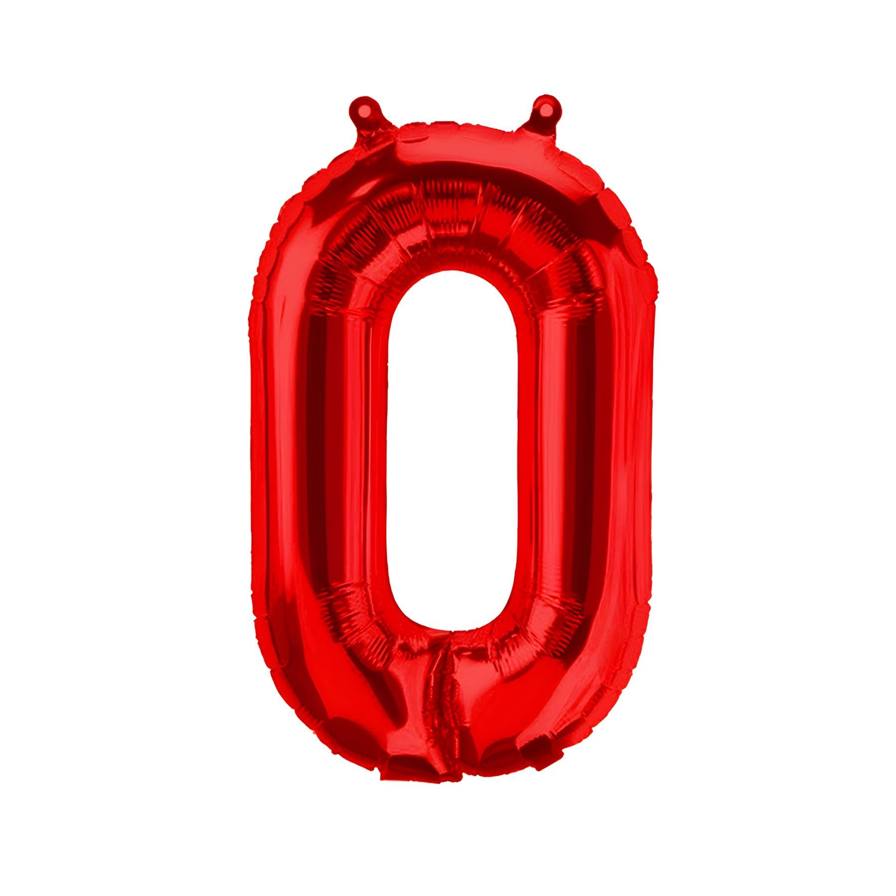Foil Balloons Letters Red - 40/80/100 cm for Birthday Wedding Party Decoration Happy Birthday JGA Gift Balloon Graduation Giant Balloon ABI Large XXL Small Black Boys (40 cm - O) โ image 1