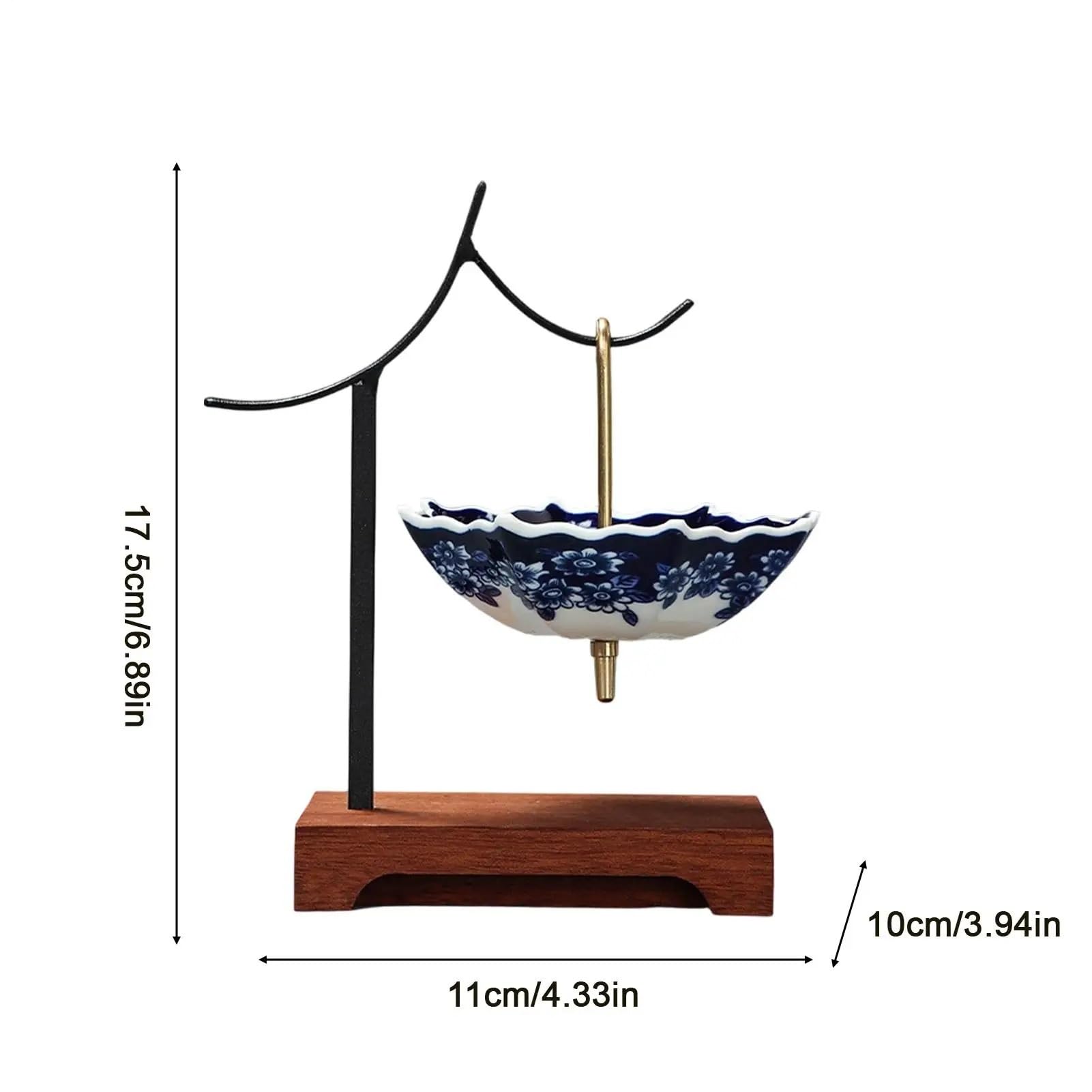 1 pz colino da tè ombrello design in ceramica foglia con supporto filtri for sfuso for migliorare il sapore della cucina Per Uffici E Tavoli Da Pranzo