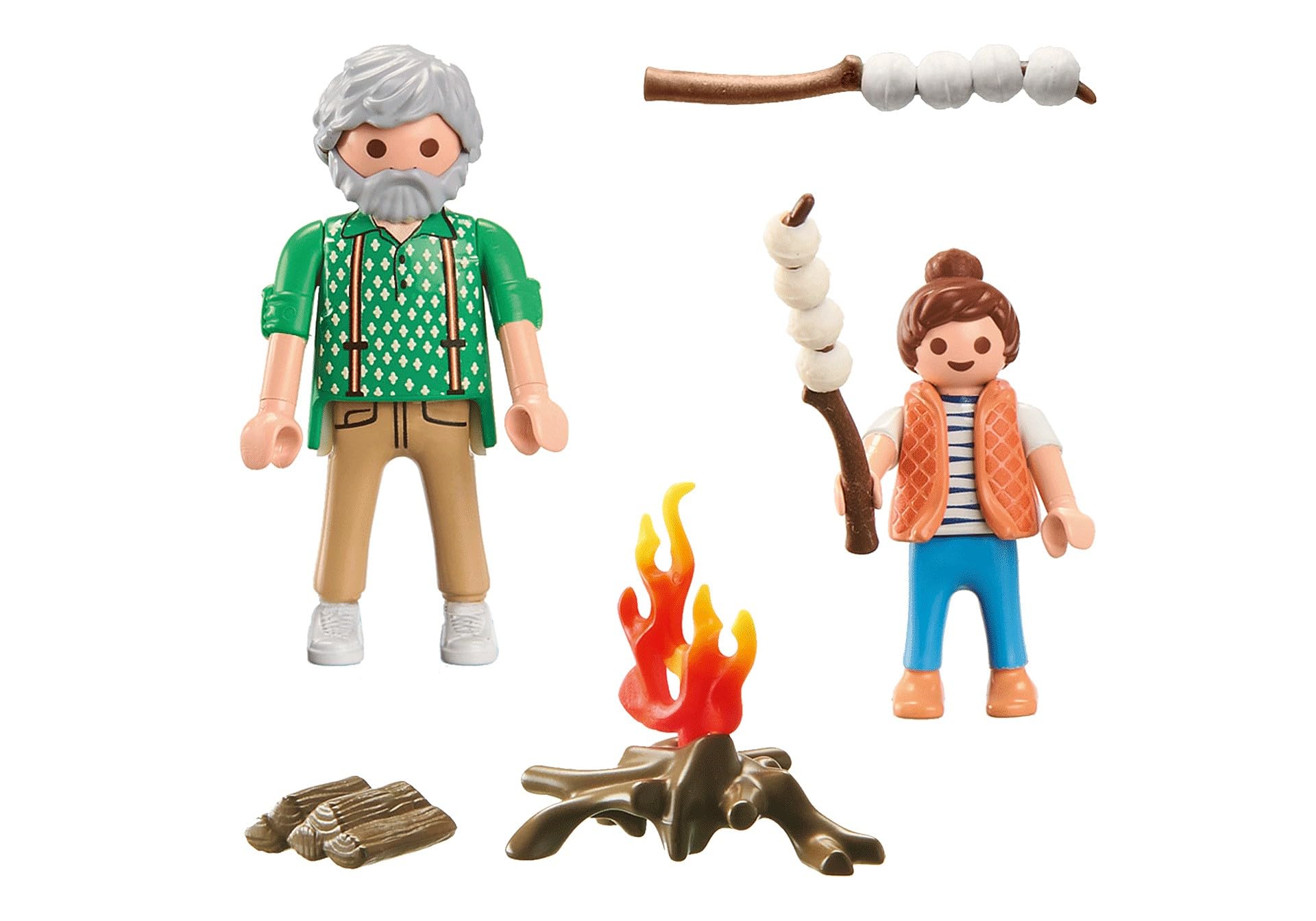 Playmobil Campfire with Marshmallows, Multicoloured, 9.3 x 14.2 x 4.5 cm - Image 3
