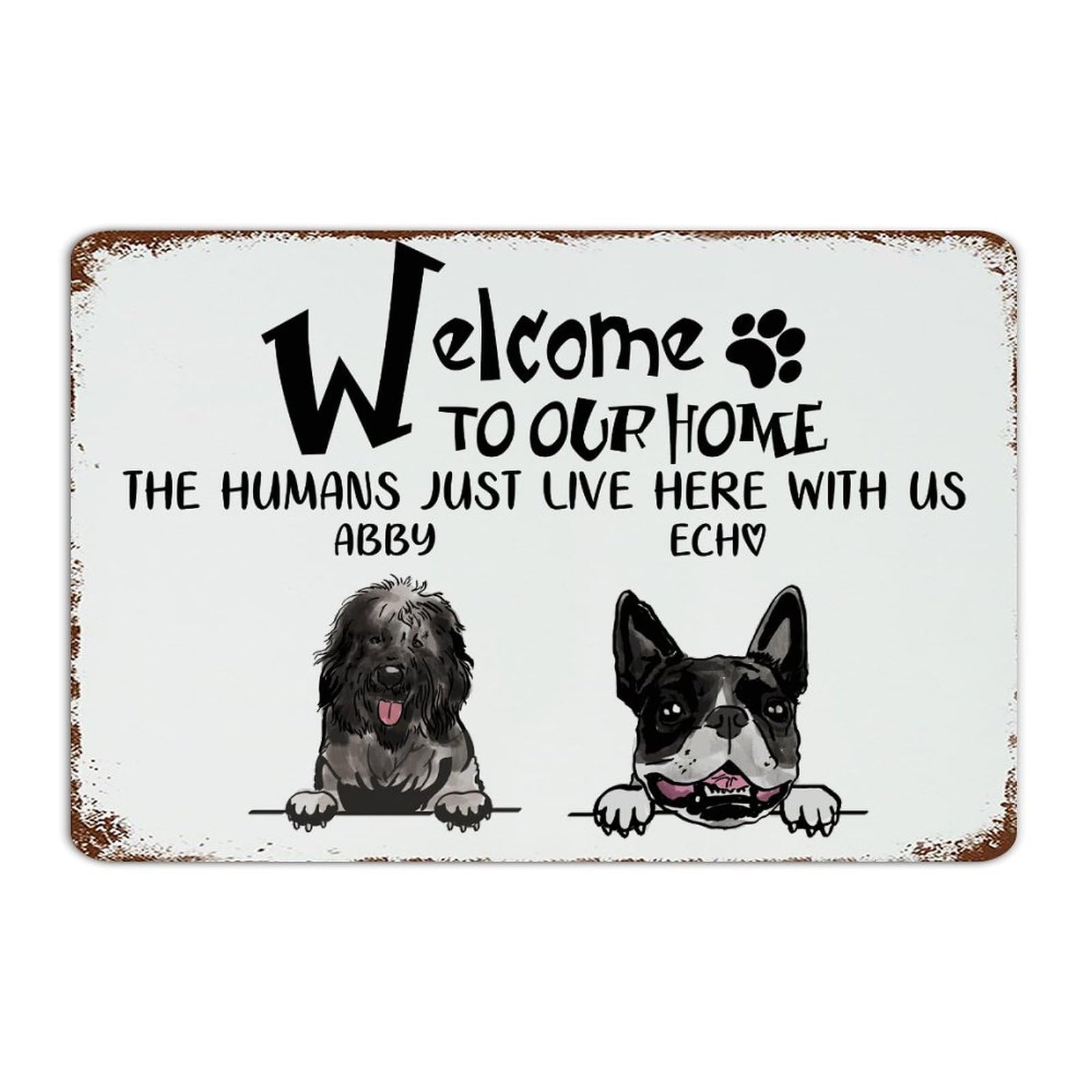 Plaque en métal personnalisée idée cadeau originale pour buanderie et bar
