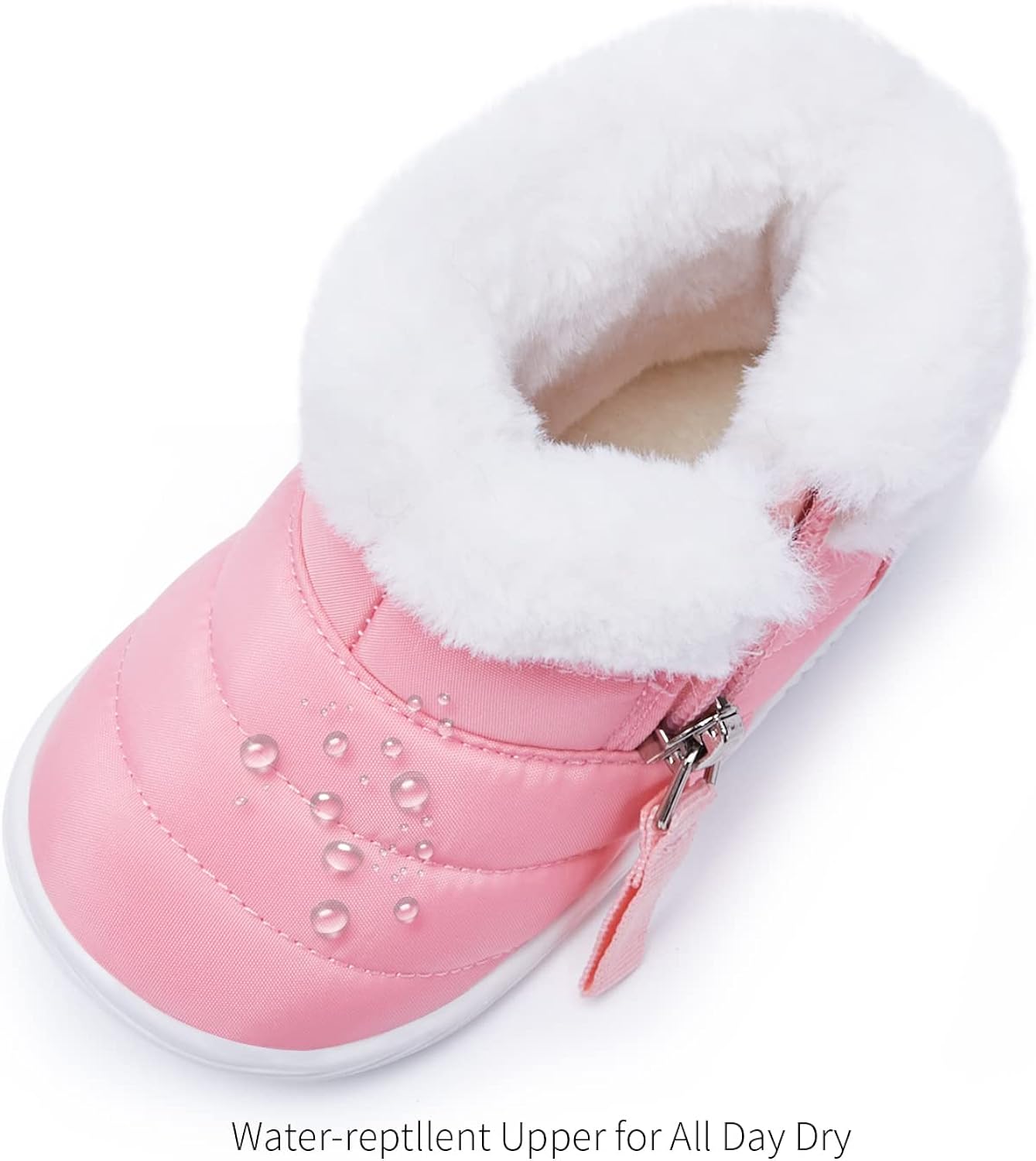  | BMCiTYBM Baby Boy Girl Snow Boots Waterproof Winter Warm Booties Nonslip Lightweight Outdoor Shoes for First Walkers 6 9 12 18 24 Months(Infant/Toddler) | Boots
