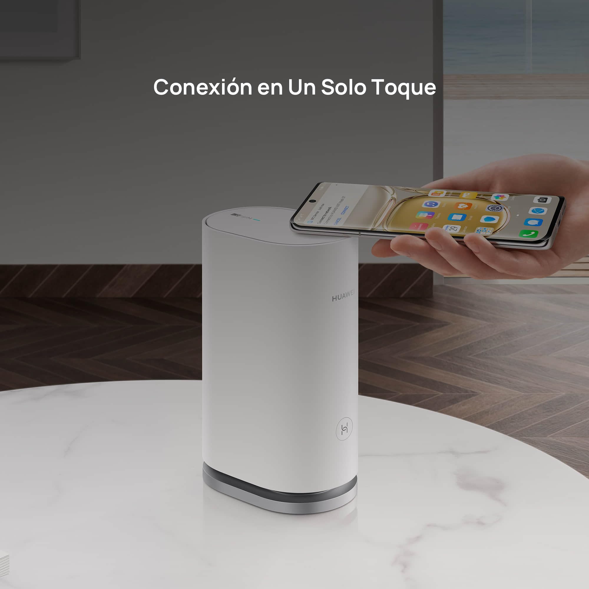 HUAWEI WiFi Mesh 3, Router Mesh Wi-Fi 6 AX3000 para Todo Hogar, Cobertura de hasta 200-400 m², 9 Puertos GE en Total, Seguridad HomeSec™, Paquete de 3, Exclusivo de Amazon, Garantía 42 Meses, Blanco