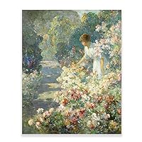 Amazon.co.jp: アボット・フラー・グレイブス アートプリント - 庭の朝