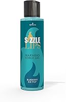 Vista 1 de Sensuva Sizzle Lips - Gel caliente comestible (Blueberry Ice Pop, 4.2 onzas líquidas)