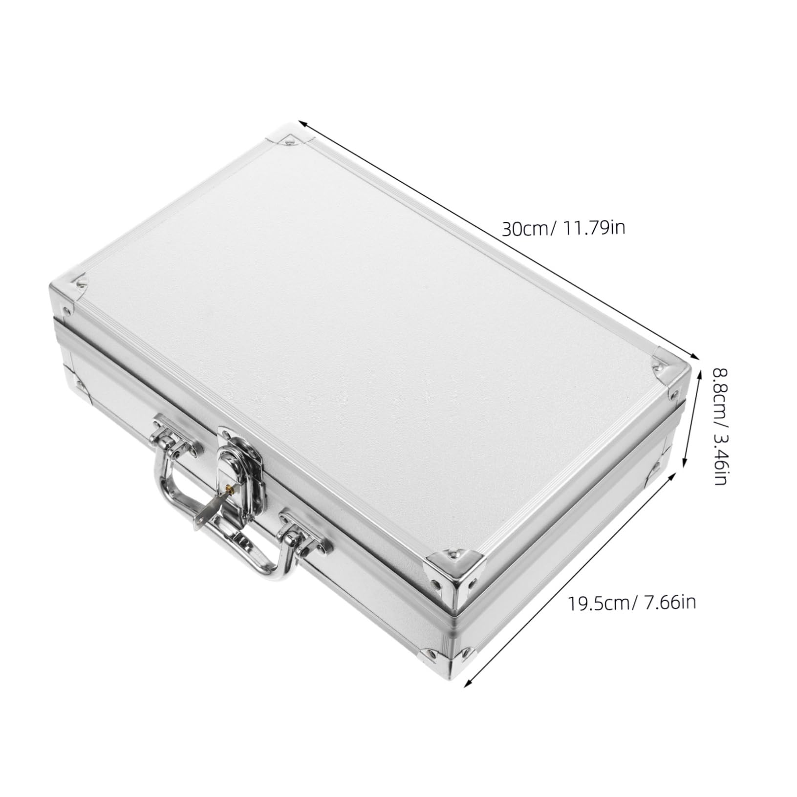 iplusmile Valigetta Portautensili Custodia Organizer Versatile Interno Capiente in Lega di Alluminio per Garage e Ufficio