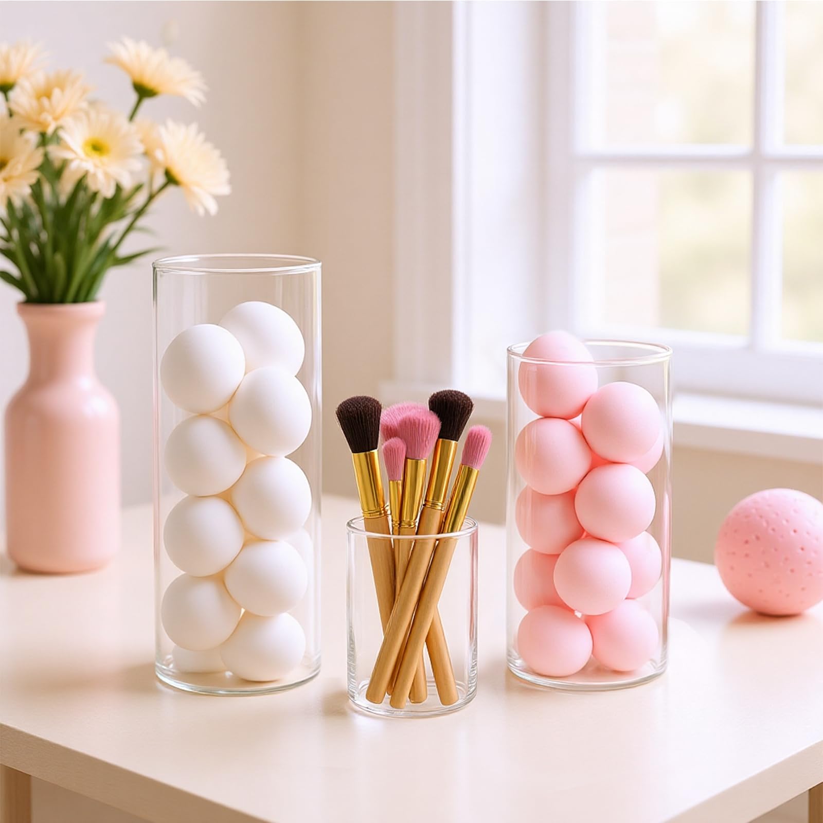 Petits Vases Lot De 5 En Verre - Décoration De Mariage - Petit Vase Petit Vase Deco Table