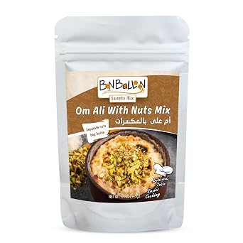 Om Ali With Nuts Mix Egyptian From Levant With Natural Butter Is One Of The Most Famous Sweets In The Arab Omali Um Umm Oumm Ali Is Dessert Halal 1 Pack = 5.11 oz / 145 gm