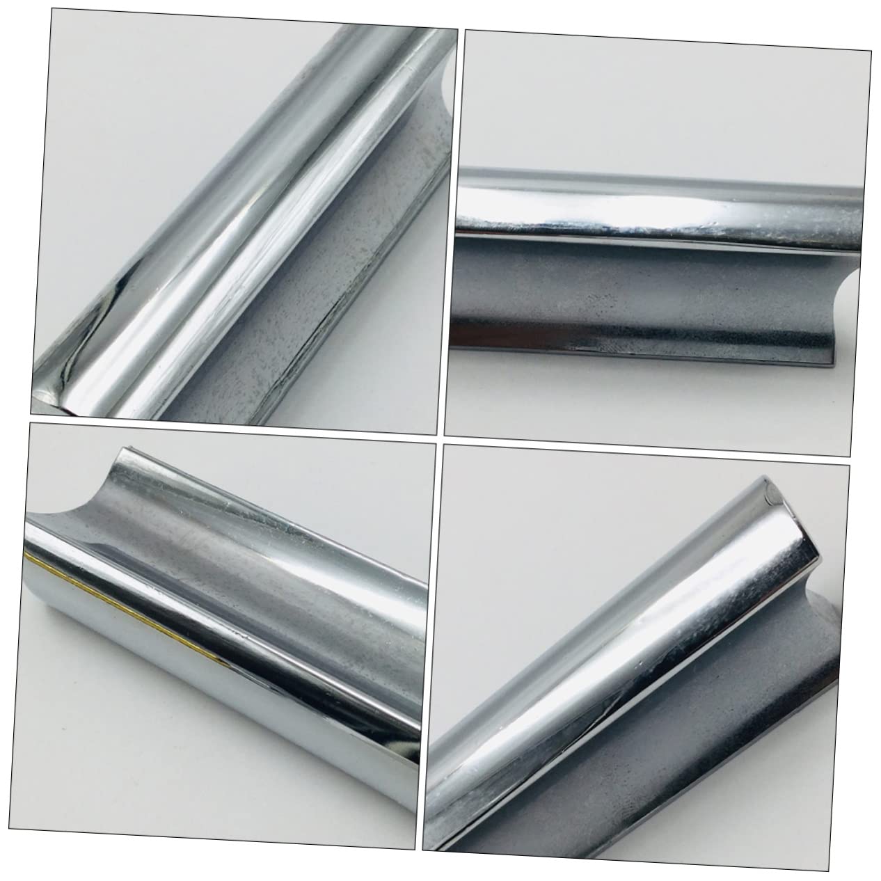 Totority 2pcs Stainless Steel Guitar Slides Hard-chrome Plated Guitar Accessory for Slide Guitar Small