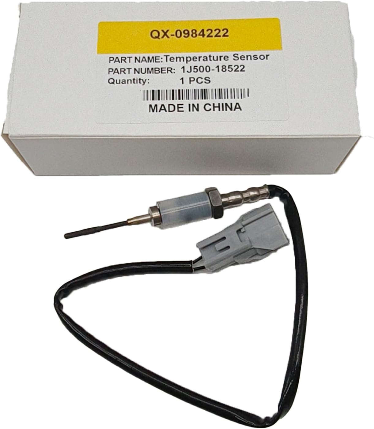 Temperature Sensor 1J500-18522 1J500-18520 1J50018522 1J50018520 Compatible for Kubota V3800 Engine L3901F L4701F M8560HD SVL65-2 SVL75-2 SVL90-2