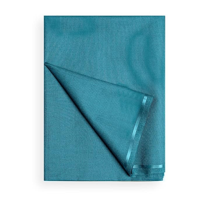megisha Men's Premium Semi Lenan Cotton Unstitched Shirt Fabric (Mor Pitch Blue-2.25 Meter)-picture-34