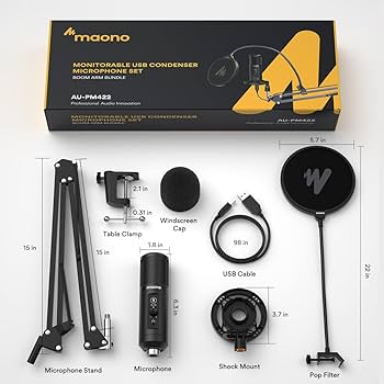 Amazon.com: MAONO USB Microphone for PC, Professional