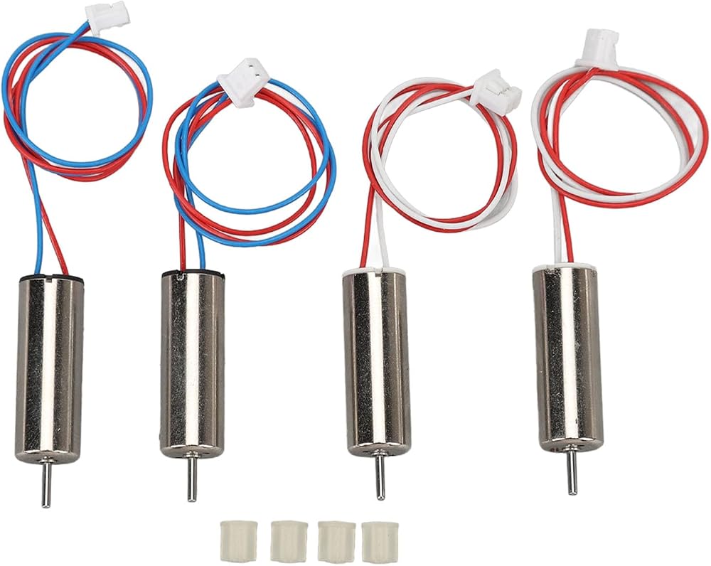 720 Coreless Motors High Performance Lightweight Durable 7x20mm Aluminum Alloy Metal RC Drone Quadcopter Motor Repair Spare Parts 4pcs with Gears — 사진 1