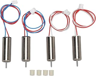 720 Coreless Motors High Performance Lightweight Durable 7x20mm Aluminum Alloy Metal RC Drone Quadcopter Motor Repair Spare Parts 4pcs with Gears