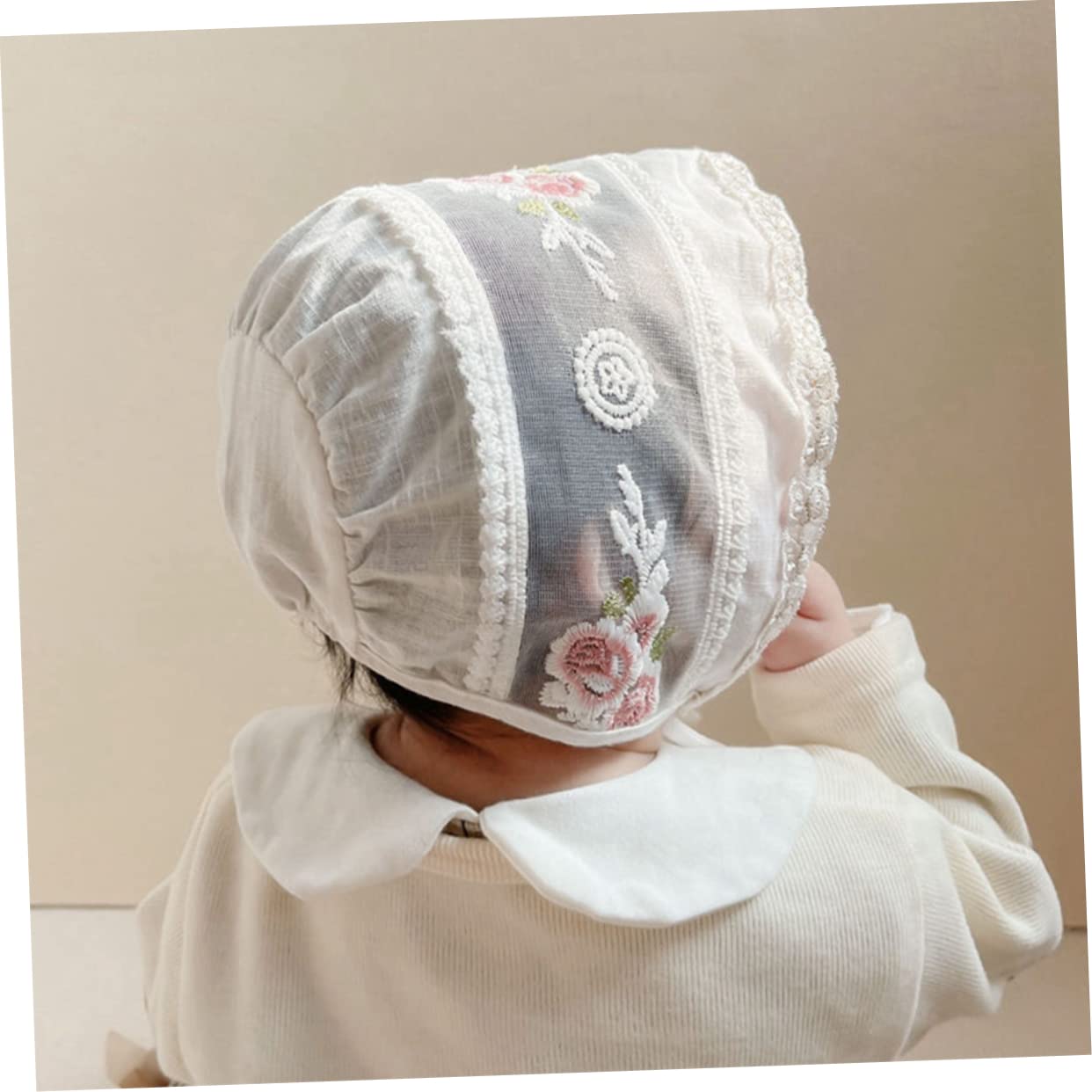 Gorro de Sombrero de Sol para pequeños Sombrero de niña Bonnets para bebés Sombreros de Chicas Sombrero de Playa para Sombreros de niña Sombrero de algodón