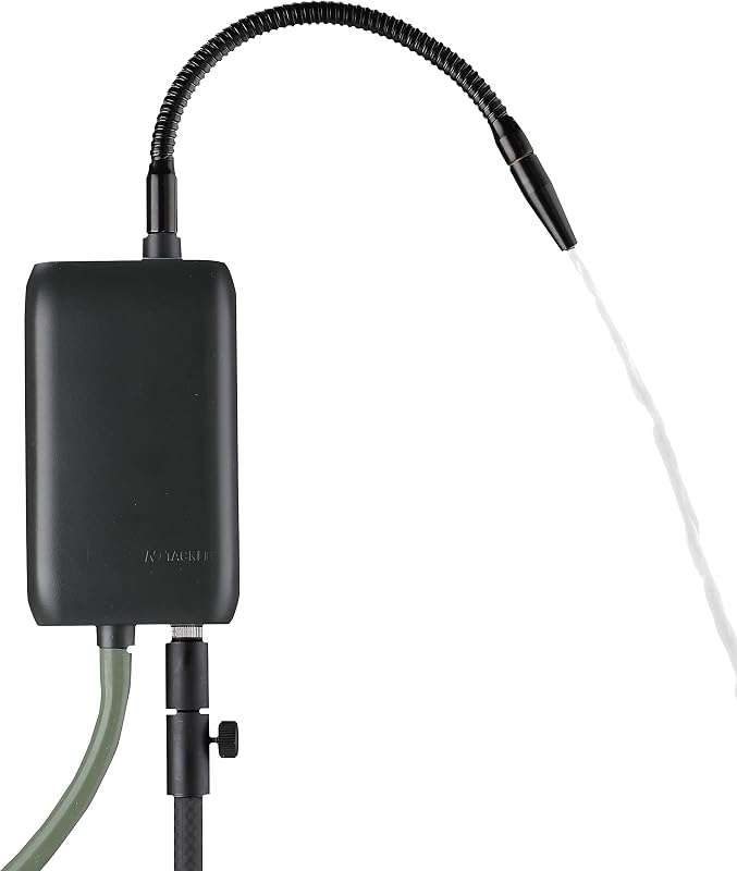New Direction Tackle Önfelszívó Vízszivattyú 4 Méteres Tömlővel - USB Tölthető, Szűrőkosaras, Akkumulátoros, Fekete
