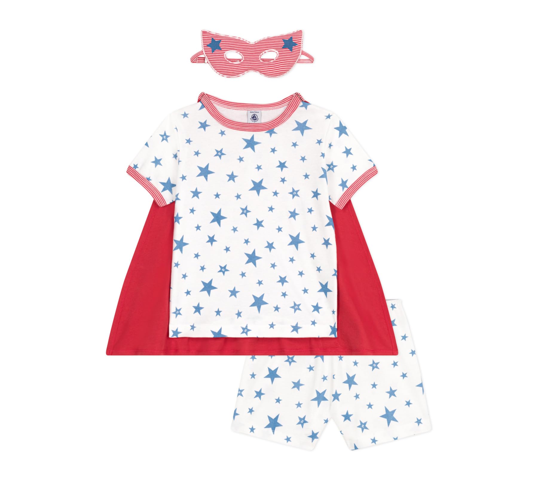 Petit Bateau Boy's A0clm Pyjacourt, White/Multicolor, 8 years