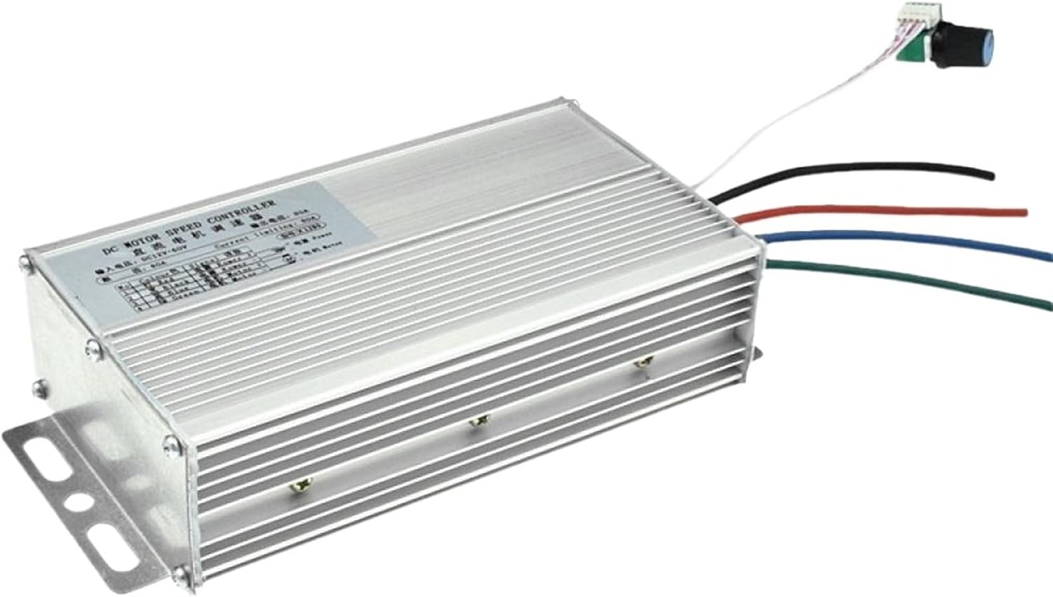 Motor Speed Controller DC12-60V 80A Speed Range PWM Motor Governor Brush Motor Regulating Controller with Potentiometer