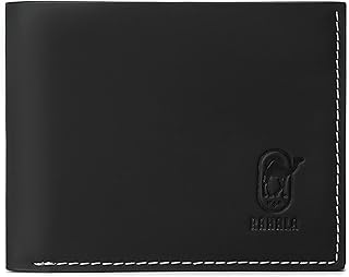 Rahala Elegant Brown Leather Wallet for Men - Stylish and Durable Design -RA104-Black