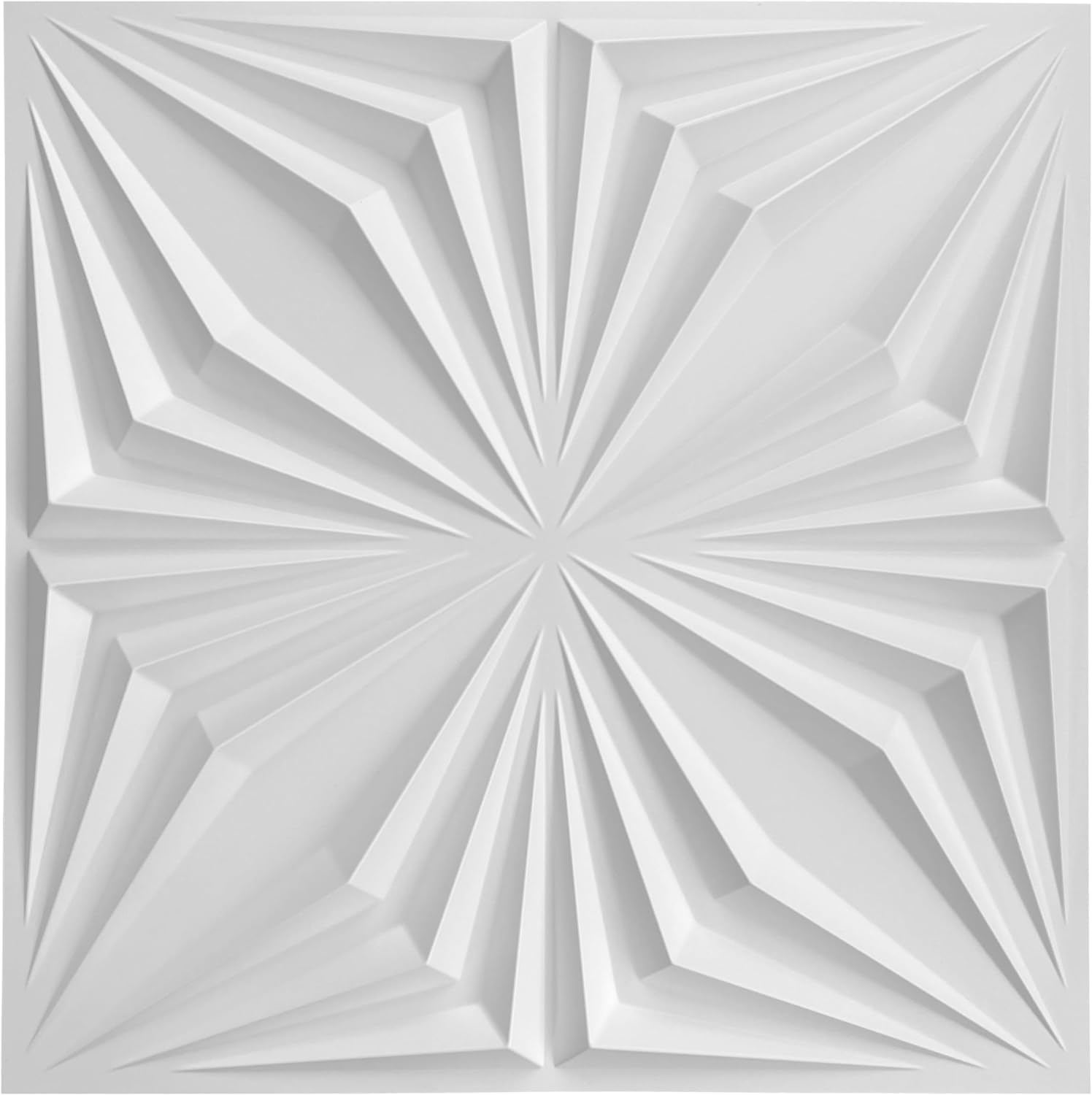 Paneles 3D plástico PVC 5m²-20PCS Paneles de pared Sala de juego Techo de pared Óptica 3D Diamante 3D PVC — view 48