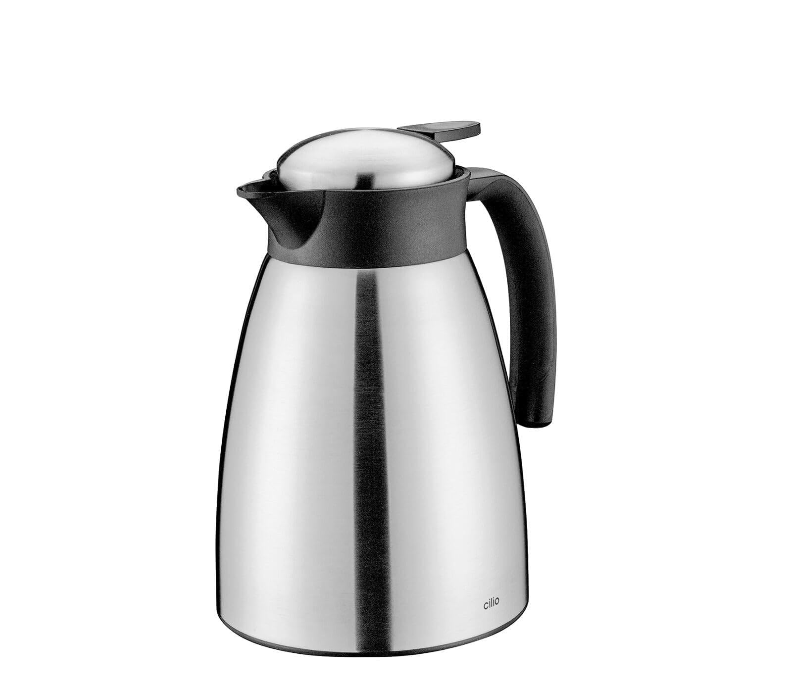 Isolierkanne SAVONA Thermoskanne Kaffeekanne Teekanne 1 Liter cilio