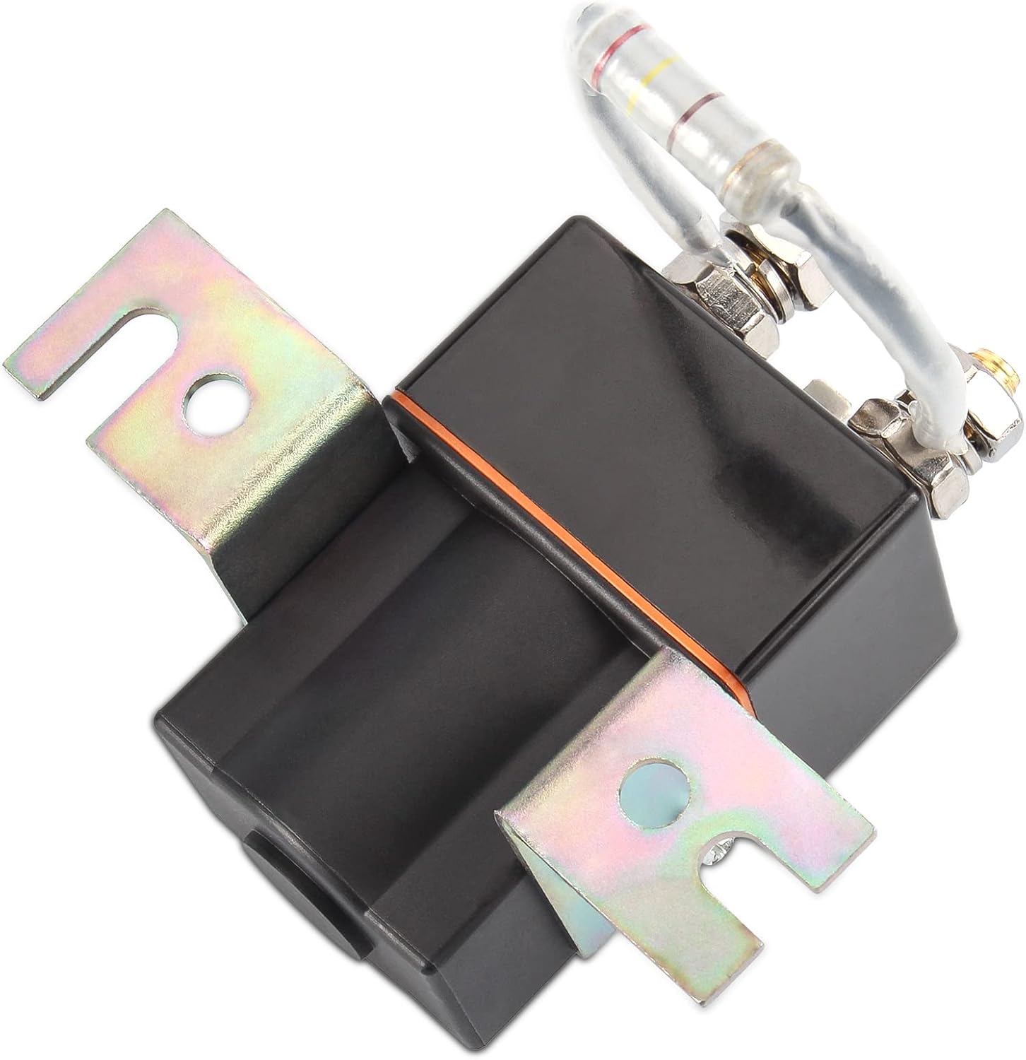 Club Car 48V 4 Terminal Solenoid Coil, Fits 1995-UP DS and 2004-2008 Precedent Golf Carts, OEM# 101908701 102774701, 5722 Suit(Solenoid and Resistor Assembly)