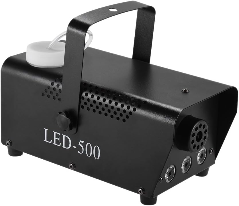 MainstayaeColorful Wireless 400 Watt Fogger Fog Smoke Machine with LED Color Lights(Red, Blue, Green) Remote Control for Party Live Concert DJ Bar KTV Stage Effect