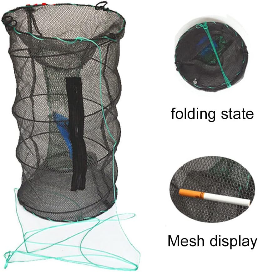 VALINK Fishing Bait Trap, Crab Trap Crawfish Trap Lobster Collapsible Cast Net For Fishing Fishing Accessories Fishing Bait Traps & Storage