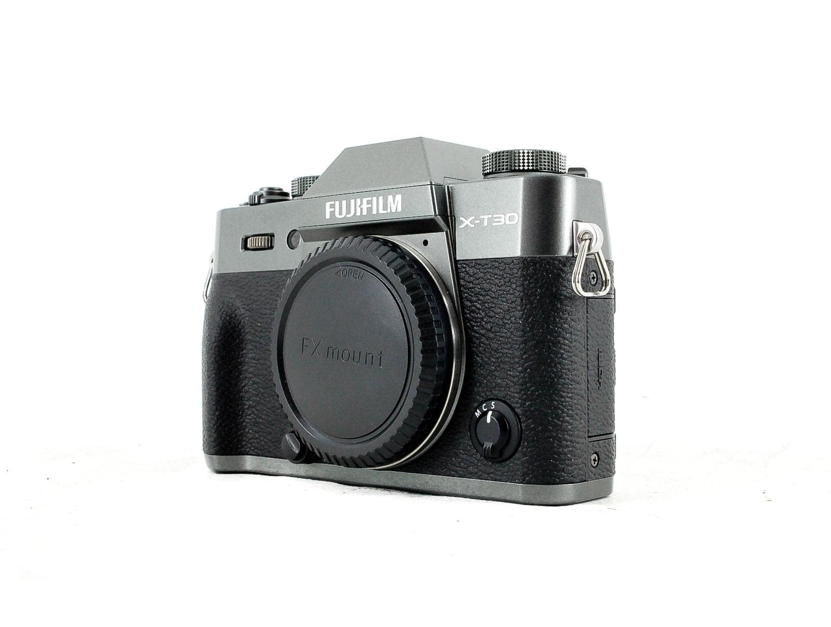 Fujifilm X-T30 Body Fotocamera Digitale a Ottiche Intercambiabili da 26 MP, Sensore CMOS X-Trans 4 APS-C, Mirino EVF, Filmati 4K 30p, Schermo LCD Touch 3" Orientabile, Antracite