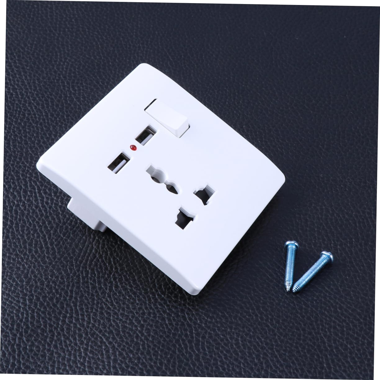 Hemobllo Chargeur 3 Pièces U : Prise Murale Universelle 2 a Double Usb 110 V 3 Broches pour Voyage