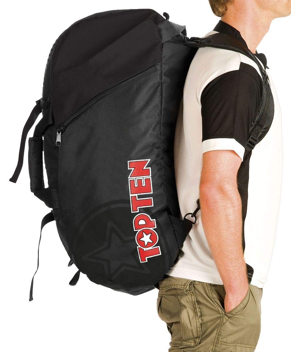 TOP Ten Rucksack-Tasche, schwarz