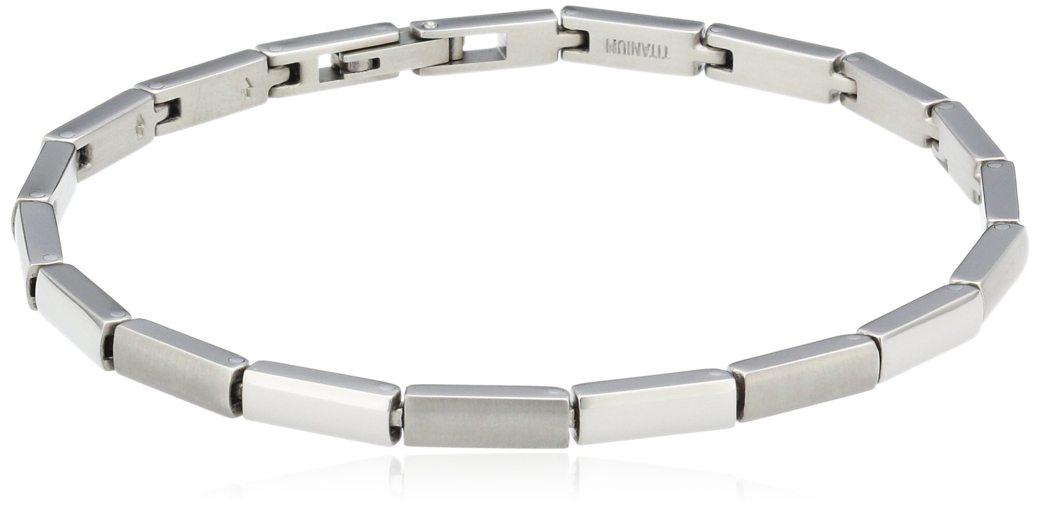 Boccia Bracciale Donna In Titanio Argentato | 20 Cm | Regalo Di Classe
