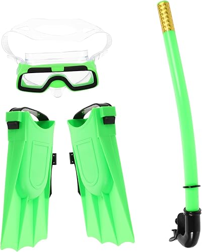 POPETPOP 1 juego de equipo de esnórquel, máscara ligera con diadema para un ajuste cómodo, dispositivo de esnórquel portátil para exploración