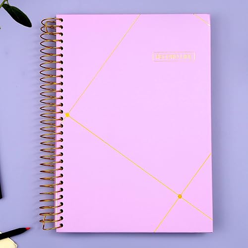 Vista 42 de Yoment Small Spiral Notebook,300 Pages Hardcover Spiral Notebooks,5.5”x 7.5”College Ruled Notebook,A5 Spiral Bound Journal,Hard Cover Notebooks for