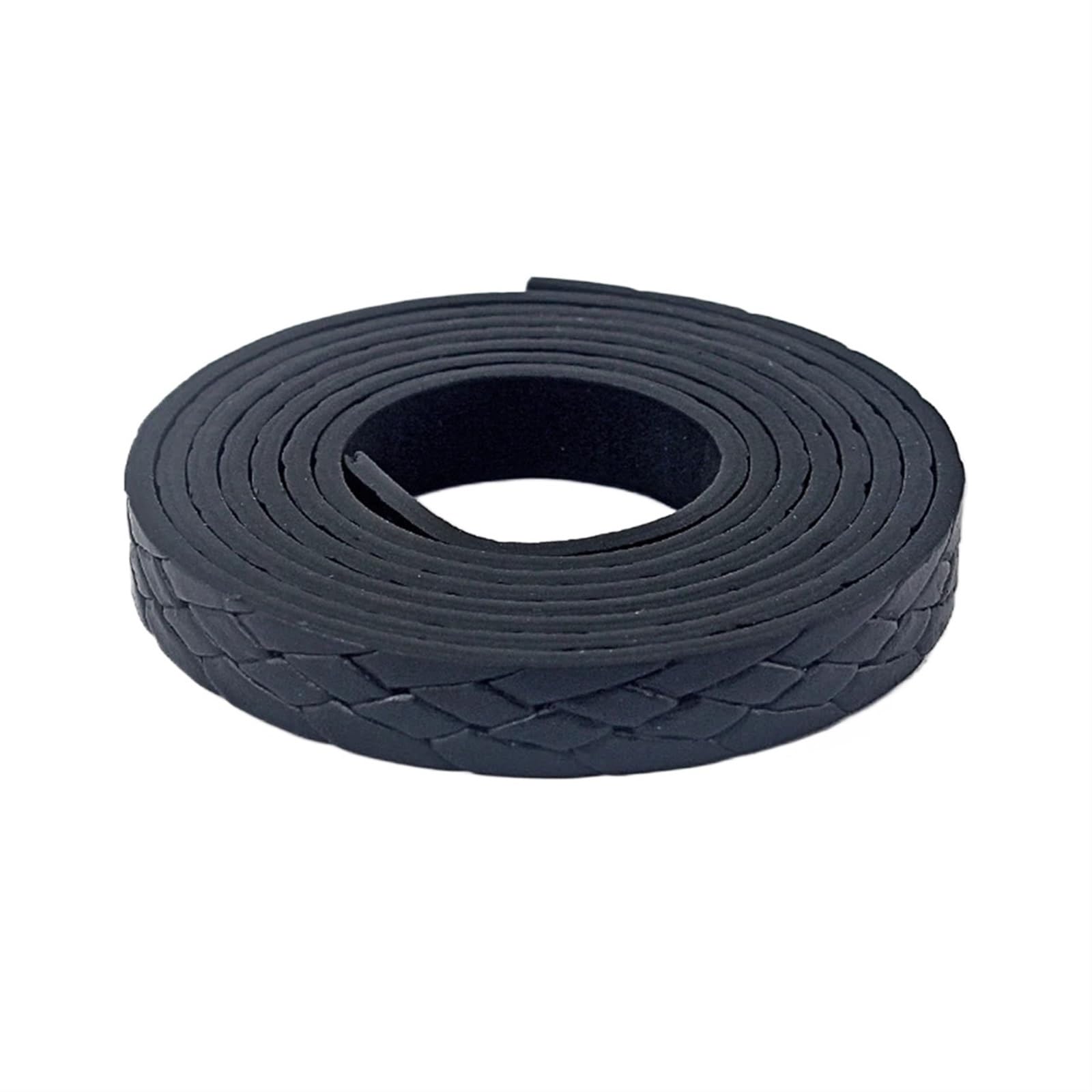 Braided Leather Rope Flat PU Leather Cord Braid Rope DIY Jewelry Findings Accessories Fashion Making Materials for Bracelets 1meter 10MM
