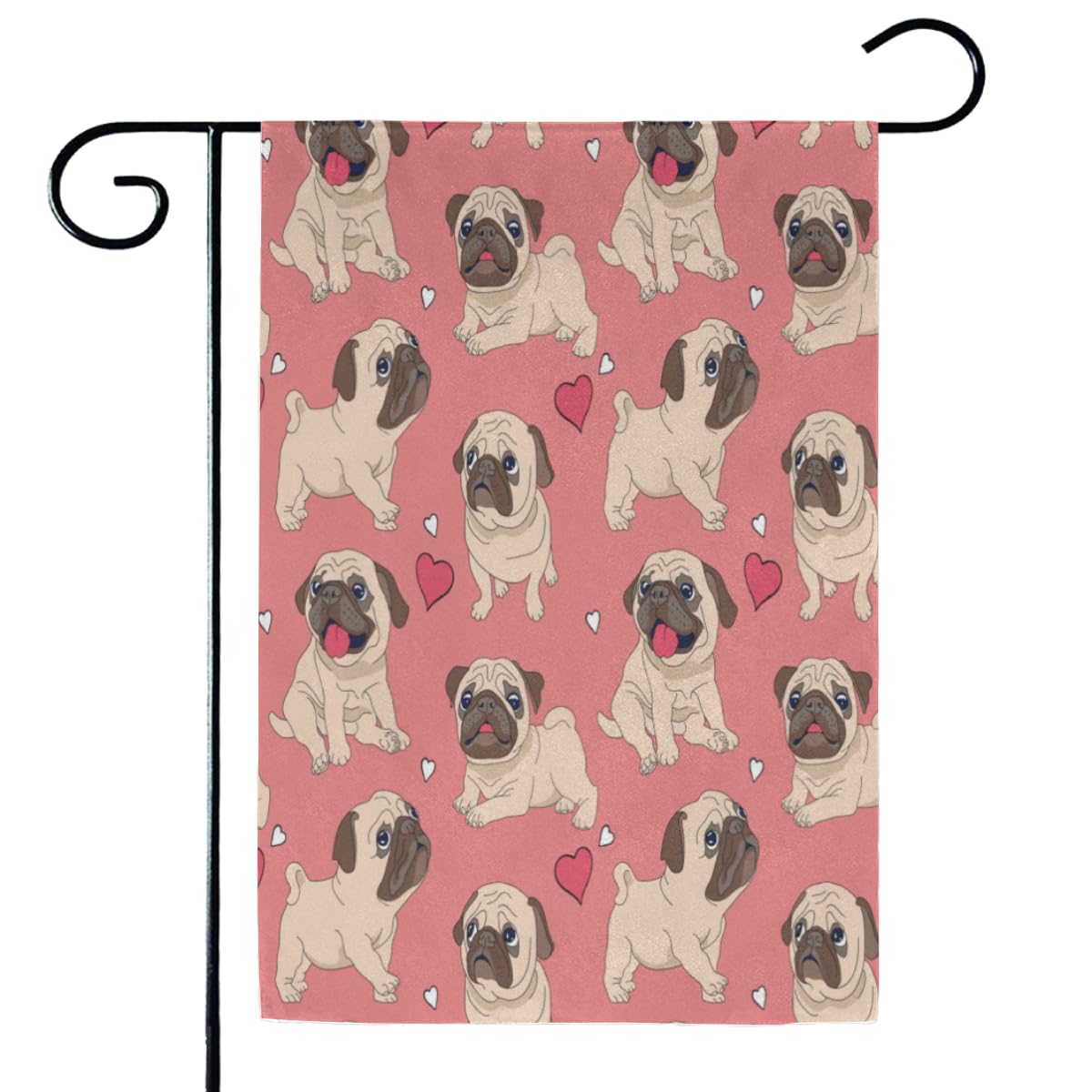 Gartenflagge 'Home Is Where The Dogs Are' – 30,5x45,7 Cm, Doppelseitig, Jute, Für Hundeliebhaber