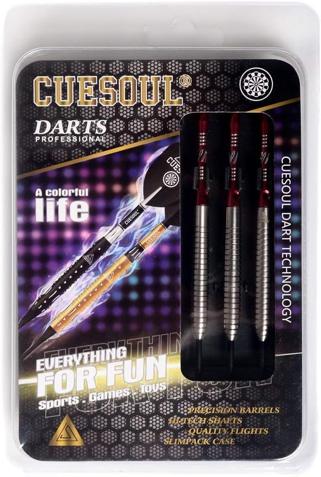 CUESOUL Tungsten Steel Tip Darts- Precise Barrels 18 19 21 24 Grams
