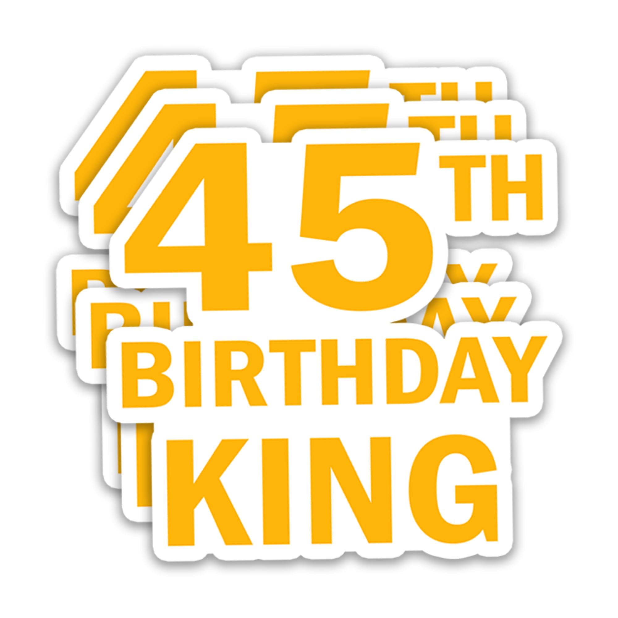 Photo 1 of (3Pcs) Funny 45th Birthday Stickers – 16,436 Days Old But Who’s Counting! Happy 45th Birthday - Humor Joke Quote Sticker Waterproof Vinyl Decals Water Bottle Scrapbook Journal 3" x 1.9"